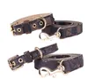 PU Dog Leasesh Brown Luxury Pet Leath