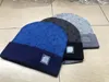 Designer Skull Caps Fashion Stippled Knitted Beanie Cap Good Texture Cool Hat for Man Woman 4 Colors High-quality