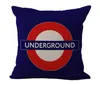 Kuddefodral Zxzxoon Dekorativ kastkuddfodral London Style Soider Soldiers Polyester CUSHION COVER FÖR SOFA HEM ALMOFADAS 220623