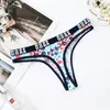 3pcs/pack julexy women panties cotton cotton cotton sexy floral letter printed female dommay thongs通気性ランジェリーパンティーG-string 220425