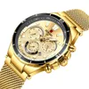 Beloning Nieuwe Aankomst Stainls Steel Luxury Men Bekijk kwarts Wholale Custom Watch Men Fashion Casual Chine Pols Watch