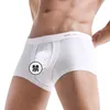 Caleçons Hommes Boxers Sous-Vêtements Homme Boxer Briefs Sexy Éléphant Tronc Boxershorts Big U Convex Pénis Évider Poche Homme CulotteSous-pantalon