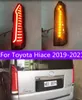 Pièces de feux arrière de voiture pour Toyota Hiace 20 19-2021 feux arrière feu arrière Signal LED inversion Parking FACELIFT