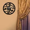 Wall Clocks Musical Theme Wooden Clock Music Notes Treble Clef Silent Sweep Watch Sheet Art Musician Home DecorWall