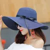 Fashion Straw Hat Elegant Summer Sun Hats Street Cap Wide Birm Beach Caps For Men Women