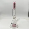 Hookah Glass Bong Glycerin Beaker Smokingpipe with oil Waterpipe with 18.8mm bowl and color Clip