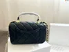 New chain bag classic diamond mini messenger bag thick chain ladies wallet exquisite cute size 20.7.13