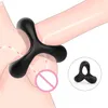 Drop Soft Silikon Penis Spielzeug sexy Adult Dildo Cock Ring für männliche Penis Extender und Viberator Beauty Items2726644