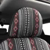 Siedziny samochodowe Covers Baja Koc Paski Boho Designs Universal rozmiar dopasowany do większości samochodów SUVS TRUCKS VANS Tkanin i wygodny materiał