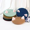 VISROVER mignon adulte chat oreille 100 laine béret solide automne chapeau hiver casquette printemps Punk lapin en gros 220817