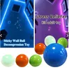 Glow in The Dark Sticky Plafond Boules Stress Jouets pour Adultes et Enfants Glow Sticks Ball Squishy