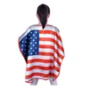 2022 Soccer World Cup national flag cloark costumes cape 70x70cm hook & loop German American flag for kids gifts child of 3-12 years old