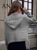 秋と冬の新しいファッション女性の太い針フアード揚げ生地のツイストセーターカーディガンセーターの女性クロップドカーディガンY220803