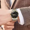 Watch Casual Sport Chronograph Men's Watches Stainsal Steel Band Wristwatch Big Dial Quartz Clock مع مؤشرات مضيئة 220602