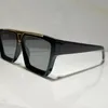 2024 Óculos de sol quentes 1.1 milionários de solgilares homens mulheres 1502w Full Frame Frame Fio Designer Vintage Sunglasses Millionaire Black Logo feito na Itália