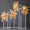 Party Decoration Wedding Props Wrought Iron Geometric Grid Frame Stage Background Flower Stand Outdoor DecorationParty