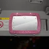 Interiördekorationer bil Sun Visor Makeup Mirror med LED -ljus Rhinestone Beauty Decoration Supplies Bling Interiorinterior