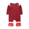 Christmas Halloween Baby Boys Girls Ruffle Pmbar Orfant Babbo Natale Claus Pumpkin Stripe Stampe SuitSuits 2018 Autunno Bambini da arrampicarsi su abiti