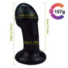 NXY Dildos Silicone Vestíbulo Anal Plug Cristal G Point Bead Dilator Homossexual Flertando Brinquedo 0316