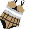 Женщины сексуальные бикини дизайнерские модные полоса бикини пляжные каникулы ванны