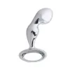 Butt Plug Metallo Anale Gancio Foro Anello Dilatatore Perline G-spot Massaggio Prostata Per Masturbazione Maschile Femminile Giocattoli sexy L1