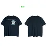 T-shirts Designer CP Mens and Womens T-shirt Kort ärmar King Print Loose Summer High Street Japane Round Collar Tees