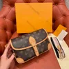 borse 10a designer di lusso di qualità superiore 25 cm piccola diane patta da donna in vera pelle borsa in tela qulited borsa a tracolla con tracolla marrone cinghie ricamate