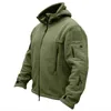 Homens inverno velo térmico americano jaqueta tática militar ao ar livre esportes casaco com capuz cascam caminhadas Caça Combate Acampamento Exército Soft Shell 220406