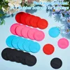 Rubber Tumbler Bottoms Sublimation Tumblers Mats Silicone Bottom Adhesive Protective Coasters for Wine Glasses Pads Thin Flats and Skinny Cups