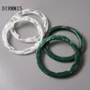 Woman Bag Accessory White Green Acrylic Resin Bag Parts Luxury Handcrafted Wristband Women Replacement Bag Handle Circlet 220610