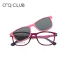 OQ Club Kids Zonnebril Gepolariseerd Magnetic Clipon Boys Girls Glasses TR90 Myopia Prescept Comfortabele bril T3102 220620