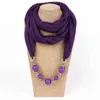 Pendants Heart Jewelry Scarves For Women Charms Shawl Scarf Ornaments Necklace 160CM Factory Cost Wholesale