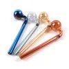 Newest Smoking Pipes Heady Glassl Tobacco Tools Lazer Glass Oil Burner Pipe Bubbler Portable HandPipes Mini Oil Wax Dab Rigs