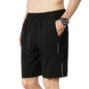 Shorts masculinos verão vestido masculino poliéster compressão cinza praia cintura elástica boxer roupas fitness plus 8xl-9xl