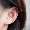 Hoop Huggie Sterling Silver Fashion Ultra-Small Ear Bone w kształcie łuku Pierścień Mini Circle Burekle Prosty dziki trend Kobiety Mężczyźni Mężczyzn Jewehoop Kirs22