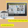 Wireless Outdoor Indoor Temperature Humidity Meter Gauge Weather Station Digital Hygrometer Thermometer Barmeter Clock Wall Home 75034714