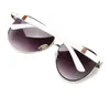 نظارة شمسية مصممة للعدسات النسائية رجال النظارات العليا للنساء النظارات