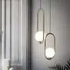 Pendant Lamps Nordic Lights Lighting Luminaire Industriel Hanging Lamp Lustre Led Suspension Ball Glass Kitchen FixturesPendant