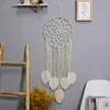 Décoration faite à la main pour chambre d'enfants filles, cadeau, lune, étoile, soleil, macramé, tapisserie murale suspendue, décor Boho, Pared 220401