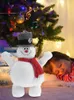 Weihnachtsdekoration Snowman Tancing Plushie Gesang und musikalische Puppe für Kinder Holiday Party Home Decristmas