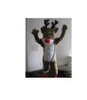 High quality hot EMS Rudolph Reindeer Mascot Costume Classic Cartoon Costumes Adult Size