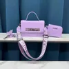 Bolsos de noche Conjunto de tres piezas 2022 Nueva estrella de Internet Popi Hijo y madre Pequeño bolso cuadrado Tendencia de moda Un hombro Bolso cruzado