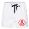 Été hommes surf Shorts tête de mort à séchage rapide imprimé poche natation mâle décontracté respirant vêtements de plage Jogging court 220425