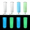 New DIY Sublimation Tumbler Glow in The Dark Tumblers 20oz STRAIGHT Tumbler with Luminous paint Magic Travel Cups