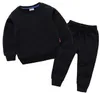 New Spring New Toddler Baby Girl Clothes Set Long Sleeve Sweatshirt Pants 2pcs Boys Sports Suit Girls Outfits