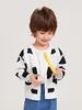 Toddler Boys Cow Pattern Cardigan She01