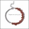 Charm armband smycken lycklig regnb￥ge 7 chakra natursten ametyst helande mala be yoga armband f￶r kvinnor je dha