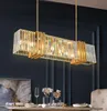 American Crystal Chandelier lyxiga matsal