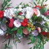 Dekorative Blumen Kränze 2 mt/los Hochzeit Anlass Blume Wand Bühne Hintergrund Tisch Läufer Bogen Floral Großhandel Künstliche FlowerDecorati