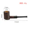 Solid New copper pot three purpose pipe black sandalwood fearless cracking hammer silk pipe waxing dry